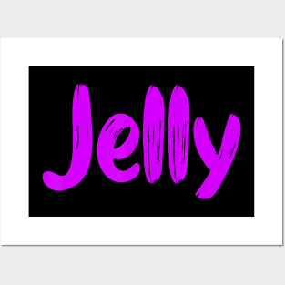 Fun Jelly Halloween Matching Costume Peanut Butter Posters and Art